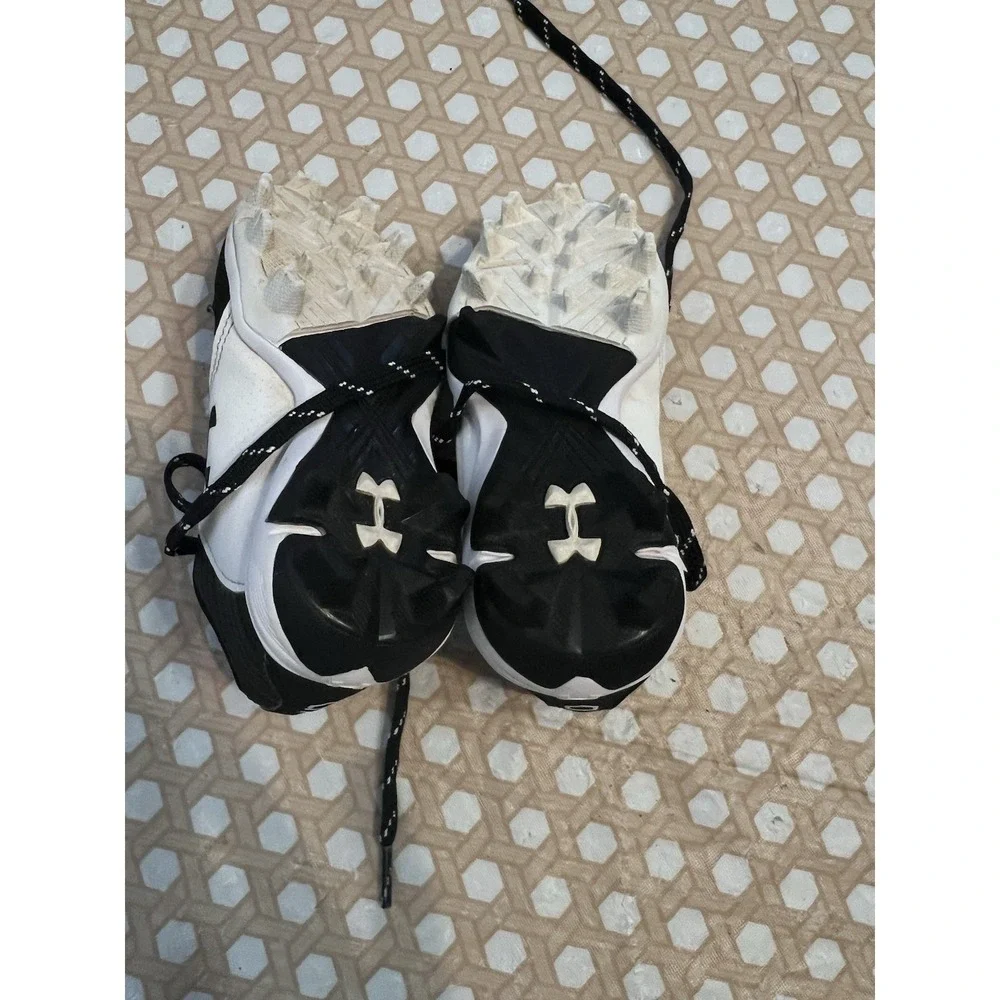 Under Armour Kids Black and White Athletic Sneakers